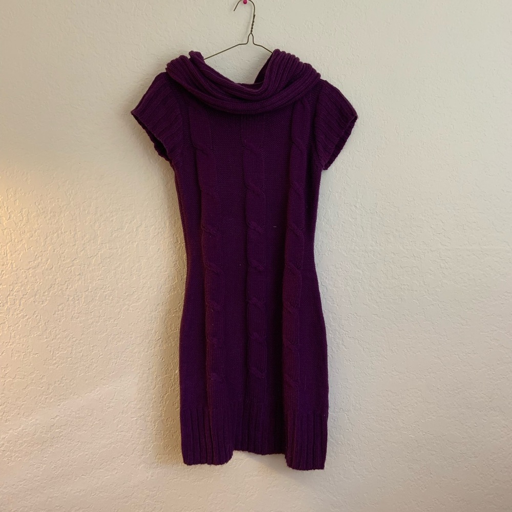 Turtleneck Sweater Dress
